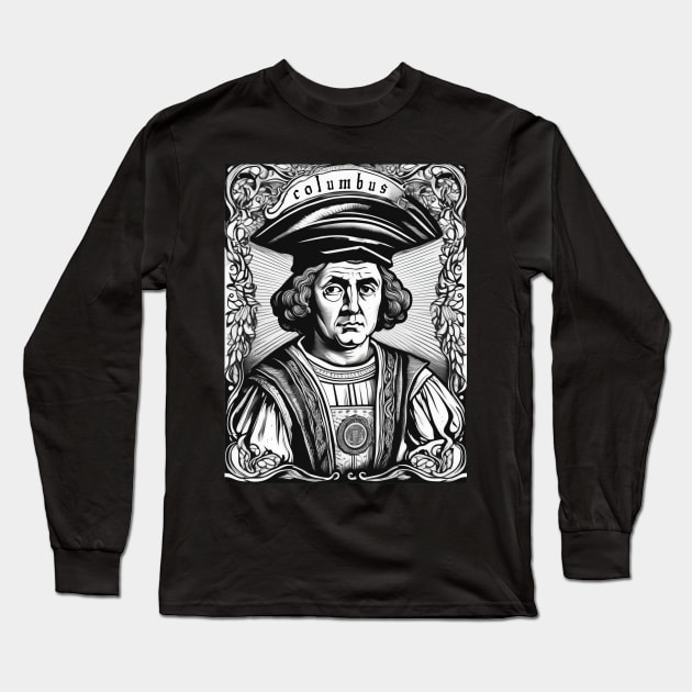 columbus Long Sleeve T-Shirt by mdr design